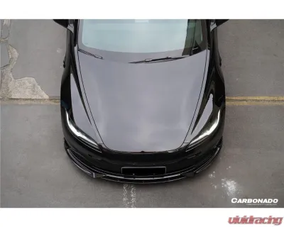 Carbonado Carbon Fiber Look Fast Style Body Kit for Tesla Model 3 2023-2025 - PPCF-BF-TESLA3-FT-SET