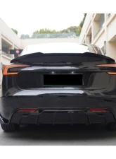 Carbonado Carbon Fiber Look Fast Style Body Kit for Tesla Model 3 2023-2025                                     - PPCF-BF-TESLA3-FT-SET - Image 14