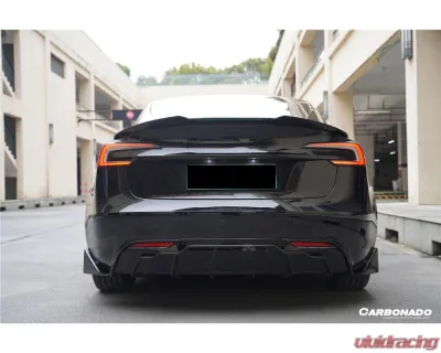Carbonado Carbon Fiber Look Fast Style Body Kit for Tesla Model 3 2023-2025 - PPCF-BF-TESLA3-FT-SET