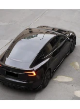 Carbonado Carbon Fiber Look Fast Style Body Kit for Tesla Model 3 2023-2025                                     - PPCF-BF-TESLA3-FT-SET - Image 17