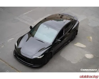 Carbonado Carbon Fiber Look Fast Style Body Kit for Tesla Model 3 2023-2025 - PPCF-BF-TESLA3-FT-SET