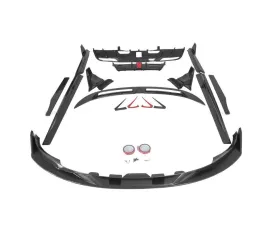 Carbonado Carbon Fiber Body Kit for Tesla Model 3 2023-2025, PPCF Turbo Style