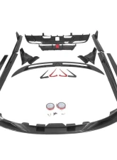 Carbonado Carbon Fiber Body Kit for Tesla Model 3 2023-2025, PPCF Turbo Style                                     - PPCF-BF-TESLA3-TO-SET - Image 17