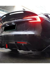 Carbonado Carbon Fiber Body Kit for Tesla Model 3 2023-2025, PPCF Turbo Style                                     - PPCF-BF-TESLA3-TO-SET - Image 11