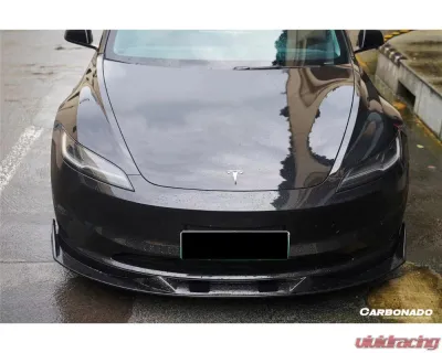 Carbonado Carbon Fiber Body Kit for Tesla Model 3 2023-2025, PPCF Turbo Style - PPCF-BF-TESLA3-TO-SET