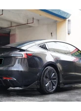 Carbonado Carbon Fiber Body Kit for Tesla Model 3 2023-2025, PPCF Turbo Style                                     - PPCF-BF-TESLA3-TO-SET - Image 14