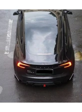 Carbonado Carbon Fiber Body Kit for Tesla Model 3 2023-2025, PPCF Turbo Style                                     - PPCF-BF-TESLA3-TO-SET - Image 16