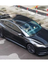 Carbonado Carbon Fiber Body Kit for Tesla Model 3 2023-2025, PPCF Turbo Style                                     - PPCF-BF-TESLA3-TO-SET - Image 17