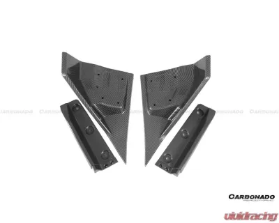 Carbonado Carbon Fiber Body Kit for Tesla Model 3 2023-2025, PPCF Turbo Style - PPCF-BF-TESLA3-TO-SET