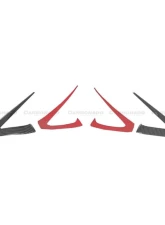 Carbonado Carbon Fiber Body Kit for Tesla Model 3 2023-2025, PPCF Turbo Style                                     - PPCF-BF-TESLA3-TO-SET - Image 7