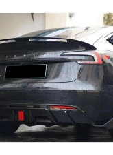 Carbonado Carbon Fiber Body Kit for Tesla Model 3 2023-2025, PPCF Turbo Style                                     - PPCF-BF-TESLA3-TO-SET - Image 10