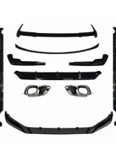 Carbonado ABSCF Black Knight Style Full Body Kit BMW X7 G07 2023-2025                                     - PPCFG07-BF-BK-FLK - Image 6