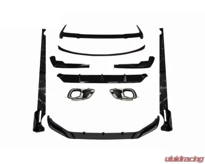 Carbonado ABSCF Black Knight Style Full Body Kit BMW X7 G07 2023-2025 - PPCFG07-BF-BK-FLK