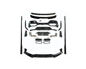 Carbonado ABS Glossy Black Knight Style Full Body Kit BMW 7-Series 2023-2025