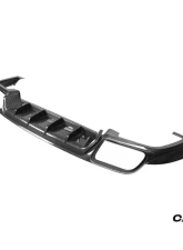 Carbonado PP+DryCF KT Style Rear Diffuser Porsche Cayenne 2018-2025                                     - PPDRYCF9Y0-KG-KT-RD - Image 2