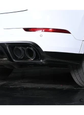 Carbonado PP+DryCF KT Style Rear Diffuser Porsche Cayenne 2018-2025                                     - PPDRYCF9Y0-KG-KT-RD - Image 5