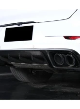 Carbonado PP+DryCF KT Style Rear Diffuser Porsche Cayenne 2018-2025                                     - PPDRYCF9Y0-KG-KT-RD - Image 7
