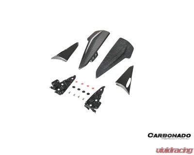 Porsche Cayenne 2018-2025 Carbonado KT Style Carbon Fiber Roof Spoiler 9Y0 Coupe - PPDRYCFCayenne9Y0Coupe-KG-KT-RS