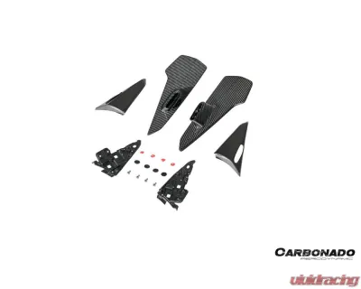 Porsche Cayenne 2018-2025 Carbonado KT Style Carbon Fiber Roof Spoiler 9Y0 Coupe - PPDRYCFCayenne9Y0Coupe-KG-KT-RS