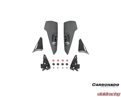 Porsche Cayenne 2018-2025 Carbonado KT Style Carbon Fiber Roof Spoiler 9Y0 Coupe - PPDRYCFCayenne9Y0Coupe-KG-KT-RS