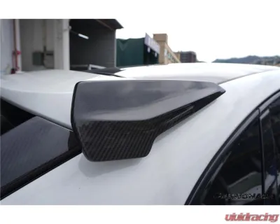 Porsche Cayenne 2018-2025 Carbonado KT Style Carbon Fiber Roof Spoiler 9Y0 Coupe - PPDRYCFCayenne9Y0Coupe-KG-KT-RS