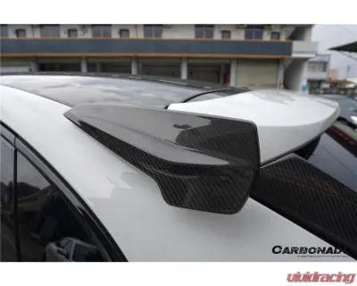 Porsche Cayenne 2018-2025 Carbonado KT Style Carbon Fiber Roof Spoiler 9Y0 Coupe - PPDRYCFCayenne9Y0Coupe-KG-KT-RS
