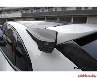 Porsche Cayenne 2018-2025 Carbonado KT Style Carbon Fiber Roof Spoiler 9Y0 Coupe - PPDRYCFCayenne9Y0Coupe-KG-KT-RS