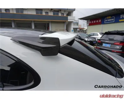 Porsche Cayenne 2018-2025 Carbonado KT Style Carbon Fiber Roof Spoiler 9Y0 Coupe - PPDRYCFCayenne9Y0Coupe-KG-KT-RS
