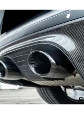Carbonado PP+DryFGCF GT Style Rear Bumper w/ Exhaust Adapter Pipe Porsche Cayenne 2018-2025                                     - PPDRYFGCFCayenne9Y0Coupe-KG-TurboGT-RB - Image 4