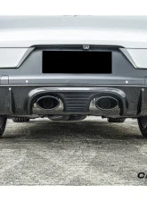 Carbonado PP+DryFGCF GT Style Rear Bumper w/ Exhaust Adapter Pipe Porsche Cayenne 2018-2025                                     - PPDRYFGCFCayenne9Y0Coupe-KG-TurboGT-RB - Image 6