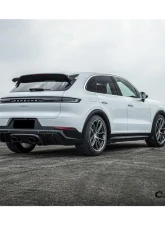 Carbonado PP+DryFGCF GT Style Rear Bumper w/ Exhaust Adapter Pipe Porsche Cayenne 2018-2025                                     - PPDRYFGCFCayenne9Y0Coupe-KG-TurboGT-RB - Image 10