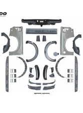 Carbonado PP Raptor Style Full Wide Body Kit Ford F150 2021-2023                                     - PPFD-BF-F150LR-FWBK - Image 2
