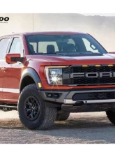 Carbonado PP Raptor Style Full Wide Body Kit Ford F150 2021-2023                                     - PPFD-BF-F150LR-FWBK - Image 4