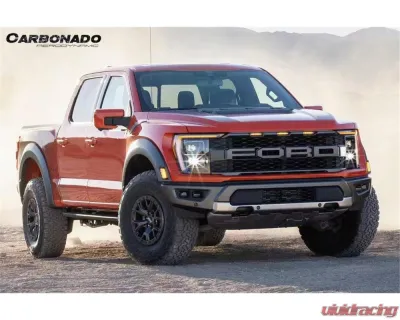 Carbonado PP Raptor Style Full Wide Body Kit Ford F150 2021-2023 - PPFD-BF-F150LR-FWBK