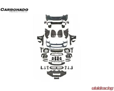 Carbonado Full Body Kit for 2018-2022 BMW 8 Series G16 M8 Style PP Material - PPG16-BF-M8-FBK