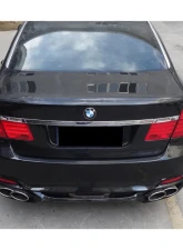 Carbonado FRP WD Style Rear Bumper with Tips for BMW 7 Series 2009-2015 F01 F02                                     - RB01F122 - Image 14