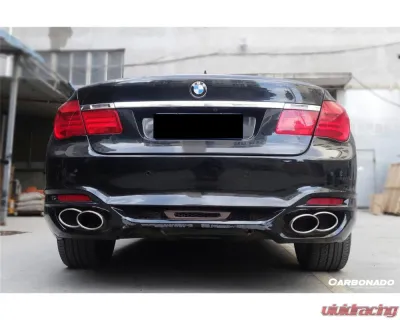 Carbonado FRP WD Style Rear Bumper with Tips for BMW 7 Series 2009-2015 F01 F02 - RB01F122
