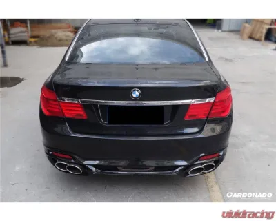Carbonado FRP WD Style Rear Bumper with Tips for BMW 7 Series 2009-2015 F01 F02 - RB01F122