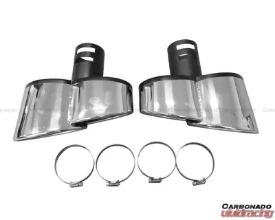 Carbonado FRP WD Style Rear Bumper with Tips for BMW 7 Series 2009-2015 F01 F02 - RB01F122