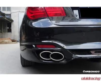 Carbonado FRP WD Style Rear Bumper with Tips for BMW 7 Series 2009-2015 F01 F02 - RB01F122
