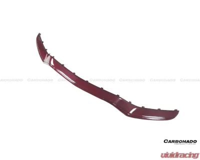 Mercedes-Benz Carbonado CFRP Red Front Bumper Accessory Set 2015-2021 C-Class W205 (4pcs) - REDCF8502OEM.FL SET