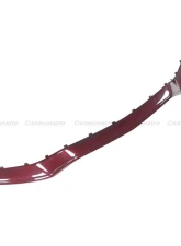 Mercedes-Benz Carbonado CFRP Red Front Bumper Accessory Set 2015-2021 C-Class W205 (4pcs)                                     - REDCF8502OEM.FL SET - Image 3