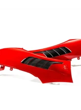 Carbonado DryPCF(Red) NTC Style Fender Ferrari SF90 Stradale 2020-2025                                     - REDDRYPCFSF90-MAN-NTC-FD - Image 2