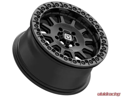 Valor Offroad V09 Beadlock 15x7 5x4.5 +40mm UTV Satin Black - V09-1570P4005SB