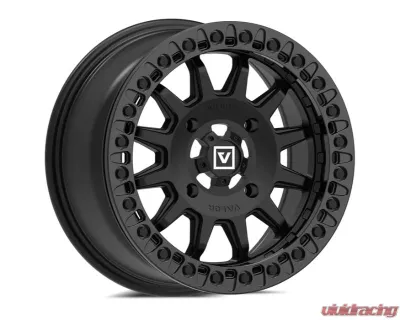 Valor Offroad V09 Beadlock 15x7 5x4.5 +40mm UTV Satin Black - V09-1570P4005SB