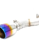 FT-86 SpeedFactory Back Exhaust Single Exit Muffler Axle w/Burned Tips Scion FR-S | Subaru BRZ | Toyota 86 2013-2020                                     - FT86SF-MUF-SINGLE-BUR-BUN13 - Image 2
