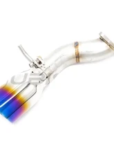 FT-86 SpeedFactory Back Exhaust Single Exit Muffler Axle w/Burned Tips Scion FR-S | Subaru BRZ | Toyota 86 2013-2020                                     - FT86SF-MUF-SINGLE-BUR-BUN13 - Image 3