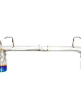 FT-86 SpeedFactory Axle Back Dual Muffler w/Burned Tips Subaru BRZ | Toyota 86 2017-2020                                     - FT86SF-MUFD-BUR-BUN17 - Image 2