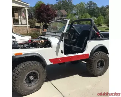 Wizard Works Offroad Rock Sliders No Tubing Bare Steel Jeep Scrambler 1981-1985 - WW1035