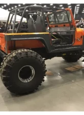 Wizard Works Offroad Comp Cut Rear Armor w/ Tube Flares Bare Steel Jeep Scrambler 1981-1985                                     - WW1046 - Image 2